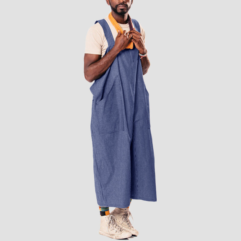 drawstring overalls