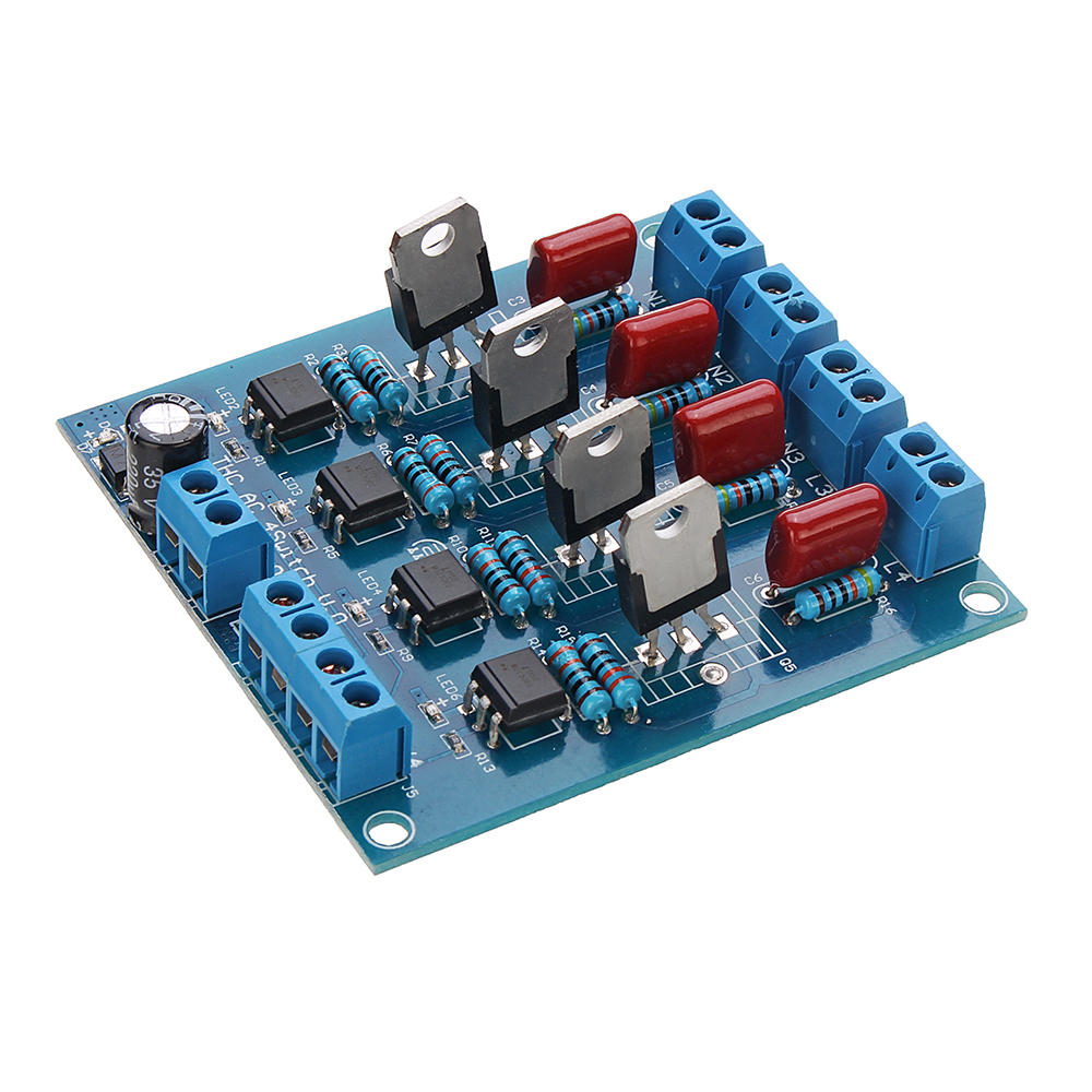 4CH Kanal PLC DC &Ccedil;ıkış Transist&ouml;r&uuml; Amplifikat&ouml;r İzolasyon Kap Kartı