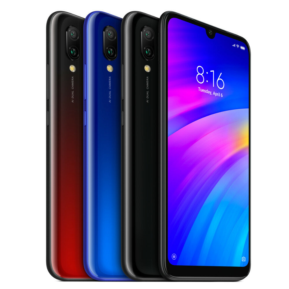 Xiaomi Redmi 7 Global Version 6.26 inç Çift Arka Kamera 2 GB Veri deposu 16GB ROM Snapdragon 632 Octa Core 4G Akıllı Telefon