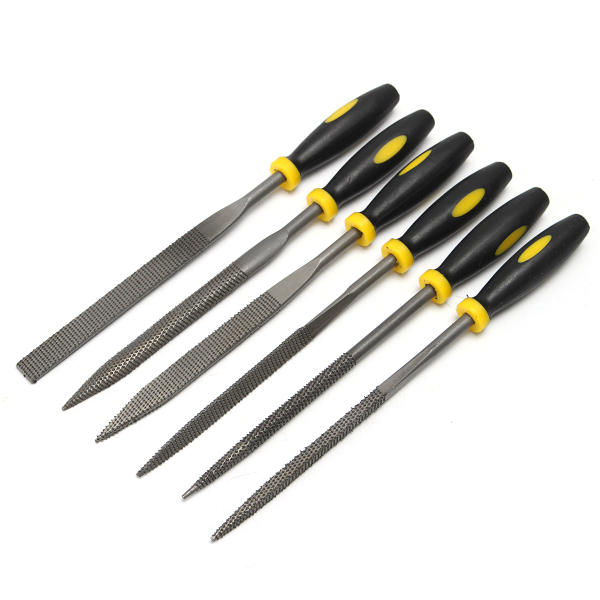 6pcs Mini Feilen Raspel Nadel Datei Holz Hand Holzbearbeitung