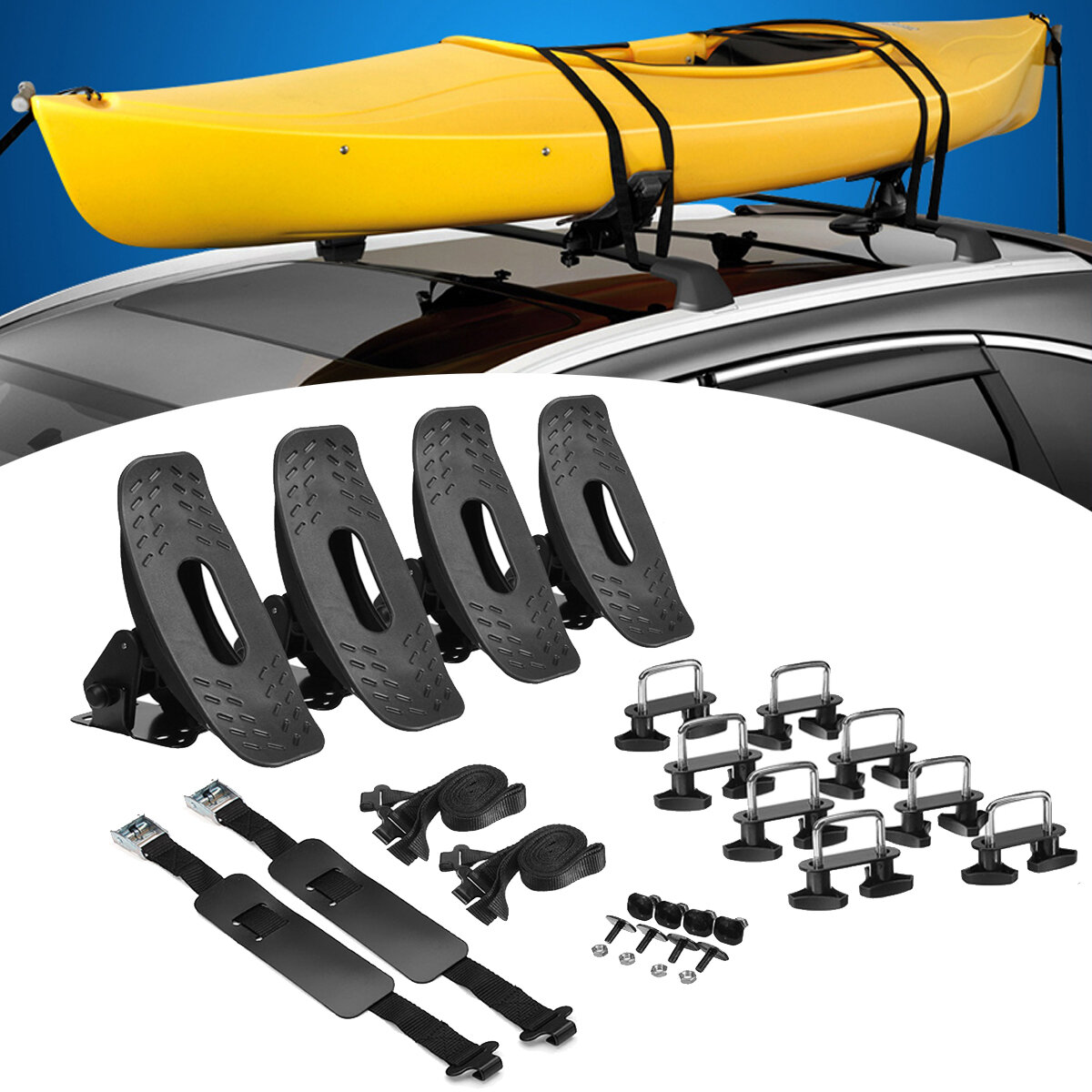 Kayak Roof Carrier >> Kayak Carrier Holder Saddle Watercraft Roof Rack Arm Canoe Car Loader Marine Universal Kayak Roof Carrier >> Kayak Carrier Holder Saddle Watercraft Roof Rack Arm Canoe Car Loader Marine Universal