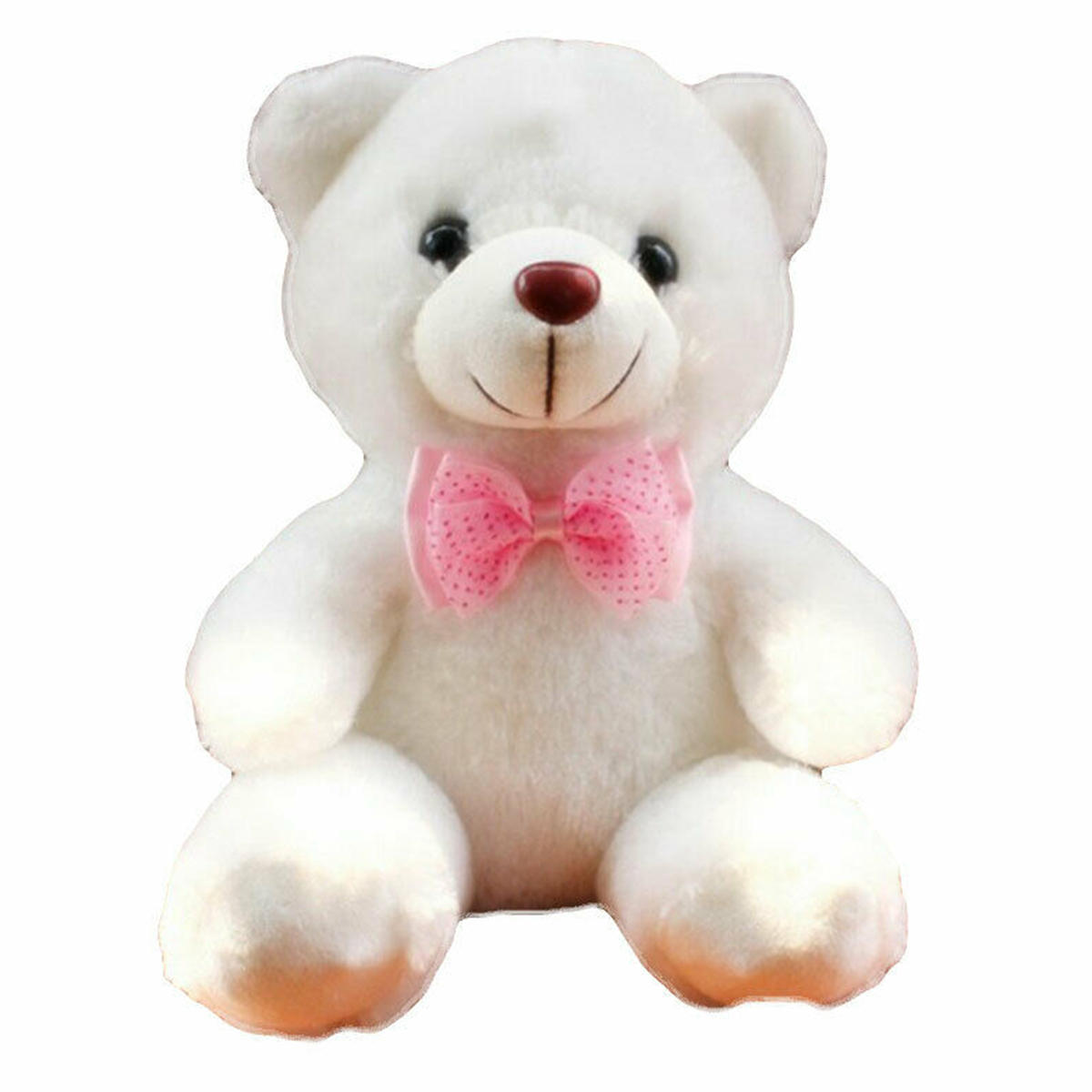 Plush Toys For Girls Baby LED Light Up Soft Stuffed Teddy Bear Kids Xmas Gift UK