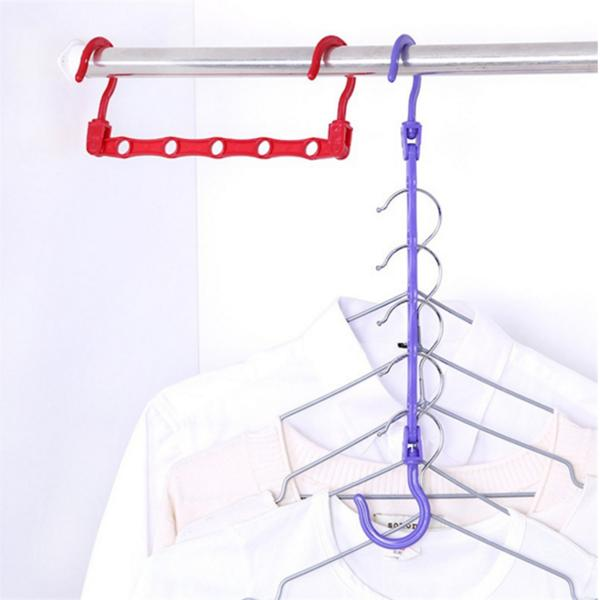 1/3/5pcs Wonder Hanger Max Closet Space Saving Magic Hangers  Rack Cloth Hanger