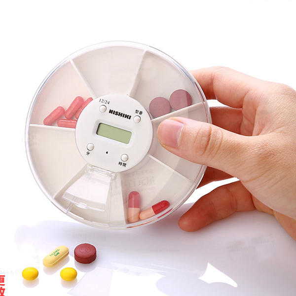 Xmund XD-PB2 Таблетка для напоминания с таймером Чехол 7 отсеков для путешествий Переносной ящик для хранения счетов Коробка Контейнер для табл