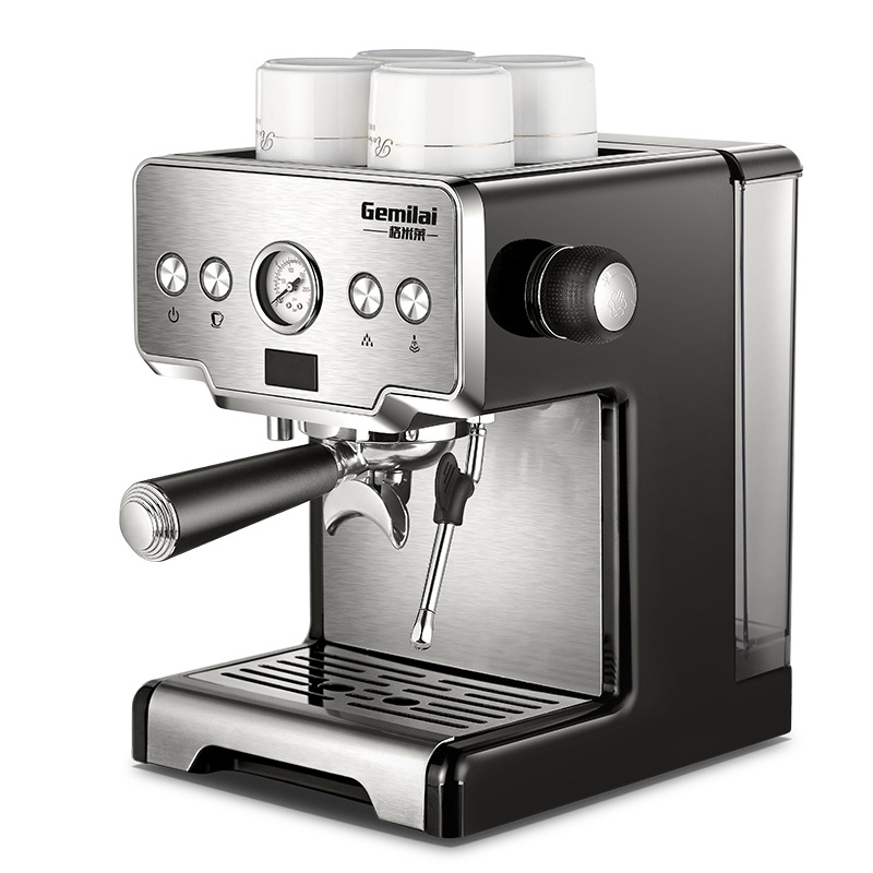 Gemilai Crm3605 Kaffeemaschine Maschine Edelstahl Kaffeemaschine 15 Bars Halbautomatische Kommerzielle Italienische Kaffeemaschine