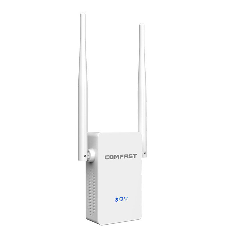 كومفاست WR755AC 1200Mbps اللاسلكي مكرر واي فاي راوتر AP CPE المزدوج حزام موسع واي فاي WPS واي فاي مكبر للصوت كومفاست WR755AC 1200Mbps اللاسلكي مكرر واي فاي راوتر AP CPE المزدوج حزام موسع واي فاي WPS واي فاي مكبر للصوت