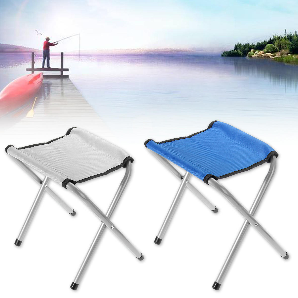 35cm Portable Outdoor Folding Chair Outdoor Traveling Hiking