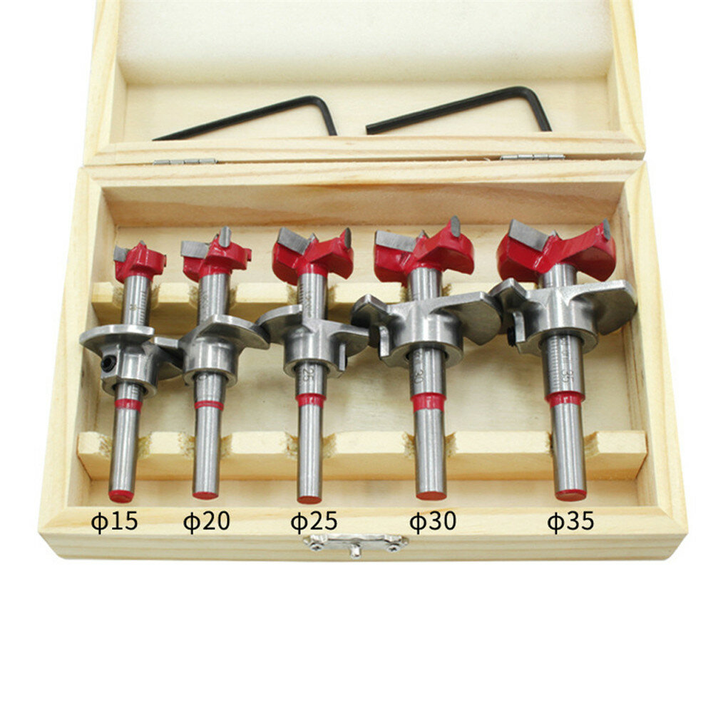 35mm Hole Saw Woodworking Core Locating Drill Bit Hinge Cutter Forstner Bit UK