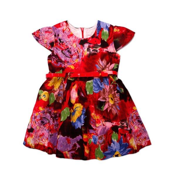 18M-6Y Girls Colorful Summer Flower Dress Baby Kids Skirt 18M-6Y Girls Colorful Summer Flower Dress Baby Kids Skirt
