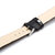 20mm PU Leather Men Women Mental Wrist Watch Band