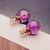 Модный Colorful Rhinestone Glass Ball Flower Round Серьги Подарок для Женское