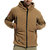 Men Tactical Military Style Zipper Winter Fleece Warm Hooded Outdoor Jacket