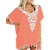 Mulheres Crochet Chiffon Tassel Praia Cover Ups para Swimwear