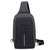 KAKA&reg; Men Anti Robo en el pecho Bolsa Outdooors Travel Bolsa Impermeable Hombro en cruz Bolsa