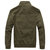 Mens Military Cotton Wearable Brusttaschen Rei&szlig;verschluss Outwear Jacke