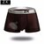 ZK Mens Honeycomb Mesh U-shaped Pouch Boxers Casual Breathable Antibacterial Plus Size Underwear