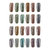 24 kolory Glitter Diamond-sliver Micro Grain Nail Art UV Gel Polish Soak Off Dreamlike 