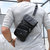 Bullcaptain&reg; M&auml;nner echtes Leder Multifunktions Crossbody Beutel Schultertasche Chest Pack Taille Tasche