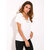 Plus Talla S-5XL Mujer Top de ganchillo sexy V Cuello Camiseta