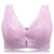 Сексуальный Lace No Pads Wireless Back Closure 4 Крюк Фиксированные ремешки собирают Бра
