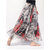 Saia maxi de cintura el&aacute;stica floral impresso chiffon
