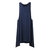 Vintage Casual Women Sleeveless High Low Cotton Maxi Dress