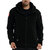 Men Tactical Military Style Zipper Winter Fleece Warm Hooded Outdoor Jacket