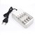 Palo C707 4 Slots LED Indicateur Chargeur Intelligent pour AA / AAA NiCd NiMh Rechargeable Batterie