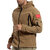 Hombres T&aacute;ctica Chaqueta Militar de Invierno de Lona con Capucha de Deportes al Aire Libre