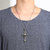 Collier de charme en acier inoxydable 
