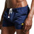 SUPERBODY Cortos de Gimnasio Deportivos para Surf en Playa del Color S&oacute;lido Causal de Verano para Hombres
