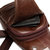 Homem Casuais Genu&iacute;no Oil Wax de Couro Bolsa Crossbody para Peito