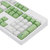 108 Key Sublimation Light PBT Keycaps OEM Profile Keycap Set for Mec&acirc;nico Gaming Keyboard