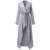 Women Long Sleeve Waterfall Cardigan Long Coats with Belt