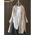 S-5XL Women Long Sleeve Button Down Cotton Asymmetric Vintage Blouse 