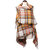 Warm Plaid Tassel Hem Soft Wrap Scarf