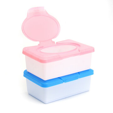 Lingettes humides Bo/îte de Rangement Pop-up Automatique de b/éb/é lingettes humides Tissue Box Case Support Organisateur pour la Voiture Salle de Bain Salon