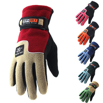 Men Women Winter Warm Gloves Escalada ao ar livre Ao ar livre Anti-derrapante esqui mittens