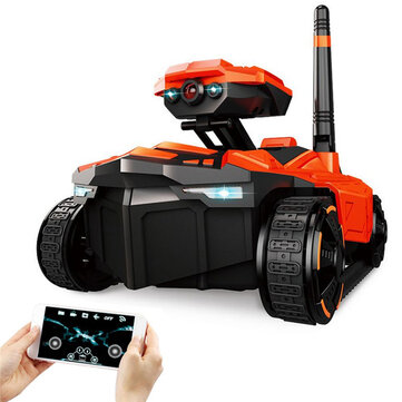 Jouets Rc Jouet Télécommande Robot Wifi 0 3mp Téléphone Yd App Contrôlé Réservoir Voiture 211 Fpv cL53Aq4Rj