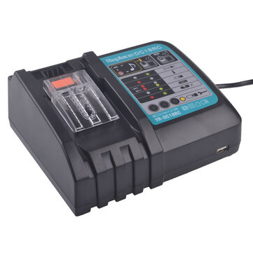 3A 18V Universal USB Charger DC18RD 14.4V-18V Li-Ion Battery Charger for Makita Power Tool Charger