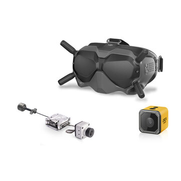 DJI FPV Goggles HD Digital 5.8Ghz 1440*810 720p/120fps+Caddx Vista FPV Transmitter+Caddx Orca FPV Camera Combo for FPV Racing Drone RC Airplane