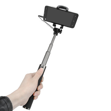 Huawei onore 18 centimetri a 66cm 270 ° ruotabile bastone filo selfie per iOS emui Android