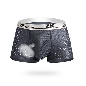 ZK Maillot en forme de nid d'abeille en forme de manche Boxer en forme de U Boxers Casual Breathable Antibact&eacute;rien Plus Maillot de bain