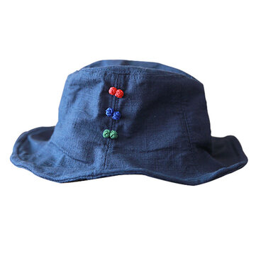 Kobiety Etniczne bawełniane osłony przeciwsłoneczne daszka czapki