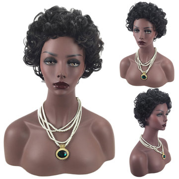 Women Natural Short Curly Hair Brazilian Wigs At Banggood Shopping Uk