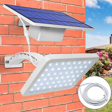 Solar Panel Led Lichtsensor Wall Street Lampe Einstellbare Flutlicht Wasserdicht Fur Outdoor Rasen Garten