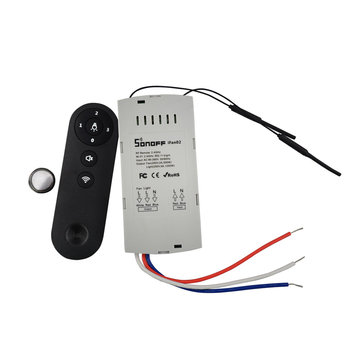 SONOFF® IFan02 Converteer niet-slimme LED-plafondventilator naar WIFI Smart plafondventilator met lichte APP-afstandsbediening AAN / UIT-regelventilator