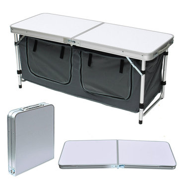 48inch Portable Aluminum Camping Picnic Folding Table Outdoor Desk