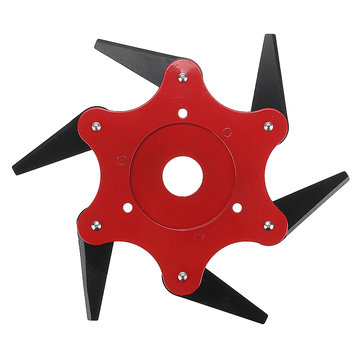 Atualização da cabeça do aparador 65Mn 6 Teeth Lâmina Trimmer Head Escova Lâmina de cortador para cortador de grama