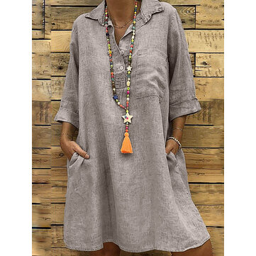 Sukienka damska z kołnierzykiem w półkolorowym kroju